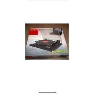 ION PROFILE Pro LP Turntable USB Vinyl Record Player MP3 MAC & PC Converter